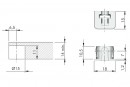 IF Support de tablette Flipper min. 14mm gris