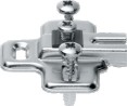 K-BLUM charniere, frigo encastré, cintre plat, vis a bois, 95°, sous-couche Expa