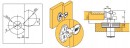 LEHMANN Serrure pour porte coulissante 515.04