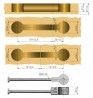 IF-Quick vis d'assemblage 30mm 150mm + embout plastique