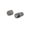 K-HETTICH ArciTech reling longitudinal 270 mm blanc, cheville