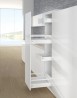 HETTICH 9121248 ArciTech côté 94, 450mm, industriel, droite, blanc