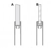 SEVROLL 03747 plinthe inférieure Simple/Blue 2m 10mm argent