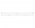 MILADESIGN profil de cadre de table G5 ST541-186 blanc