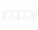 MILADESIGN plaque de couverture de table G8 ST397 blanc