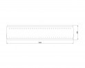 MILADESIGN plaque de couverture de table G8 ST387 blanc