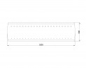 MILADESIGN plaque de couverture de table G8 ST385 blanc