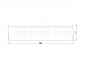 MILADESIGN plaque de couverture de table G8 ST346 blanc