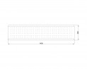 MILADESIGN plaque de couverture de table G8 ST326 blanc