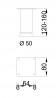 MILADESIGN pied meuble G5 ST507/12 blanc