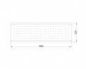 MILADESIGN plaque de couverture de table G8 ST324 noir