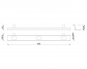 MILADESIGN MK95 rail suspendu Mobilar anthracite