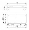 MILADESIGN chariot pour ordinateur G9 ST102 anthracite