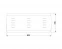 MILADESIGN plaque de couverture de table G8 ST393 antracite