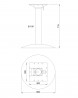 MILADESIGN pied de table central ST843U argent MILADESIGN pied de table central ST843U argent