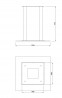 MILADESIGN pied de table central ST877 argent