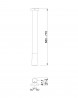 MILADESIGN G5 ST561 pied de table argenté