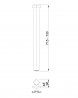 MILADESIGN G5 ST552 pied de table argent