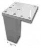 StrongLegs pied de meuble FA006 100mm chrome mat