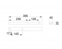 MILADESIGN support Linear LN0300 argent