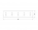 MILADESIGN plaque de couverture de table G8 ST396 argent