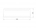 MILADESIGN plaque de couverture de table G8 ST384 argenté