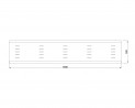 MILADESIGN plaque de couverture de table G8 ST377 argenté