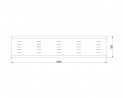 MILADESIGN plaque de couverture de table G8 ST376 argent