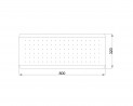 MILADESIGN plaque de couverture de table G8 ST323 argent