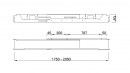MILADESIGN G7 ST954 19-22 canal réglable argenté