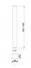 MILADESIGN pied de table G5 ST607 argent