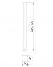MILADESIGN pied de table G5 ST504 argent
