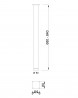 MILADESIGN pied de table G5 ST507 argent