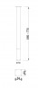 MILADESIGN pied de table G5 ST501 argent