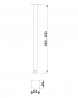 MILADESIGN pied de table G5 ST404 argent