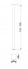 MILADESIGN pied de table G5 ST402 argent