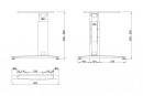 MILADESIGN piétement réglable latéral G3 ST220R argenté