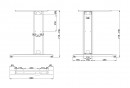 MILADESIGN piétement extreme G3 ST223 argent