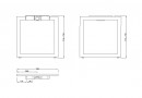 MILADESIGN piétement Quark Q7207-Z argent