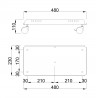 MILADESIGN chariot pour ordinateur Quantum Q102 argent