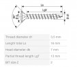 SPAX vis a bois 3,5x16mm tete lenticulaire PZ Ni 4C MH (PANT)