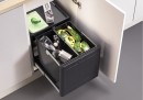 BLANCO 517468 trieur Select Botton Pro 45/2 tiroir coulissant auto ouvr. 2x13l