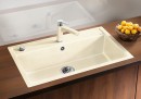 BLANCO 518853 évier Dalago 8-F avec excentrique Silgranit PuraDur gris roche