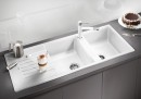 BLANCO 515597 Évier Zia 8 S sans excentrique Silgranit PuraDur blanc BLANCO 515597 Évier Zia 8 S sans excentrique Silgranit PuraDur blanc