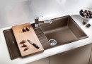 BLANCO 517568 Évier Zia XL 6 S sans excentrique Silgranit PuraDur anthracite BLANCO 517568 Évier Zia XL 6 S sans excentrique Silgranit PuraDur anthracite