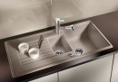 BLANCO 514740 évier Zia 6 S avec excentrique Silgranit PuraDur anthracite BLANCO 514740 évier Zia 6 S avec excentrique Silgranit PuraDur anthracite