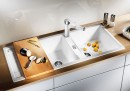 BLANCO 515048 Évier Metra 8 S sans excentrique Silgranit PuraDur café BLANCO 515048 Évier Metra 8 S sans excentrique Silgranit PuraDur café