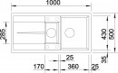 BLANCO 513230 Évier Metra 6 S sans excentrique Silgranit PuraDur anthracite BLANCO 513230 Évier Metra 6 S sans excentrique Silgranit PuraDur anthracite