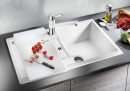 BLANCO 513187 Évier Metra 45 S sans excentrique Silgranit PuraDur blanc BLANCO 513187 Évier Metra 45 S sans excentrique Silgranit PuraDur blanc