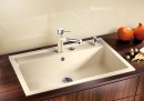 BLANCO 516629 évier Dalago 8 avec excentrique Silgranit PuraDur anthracite BLANCO 516629 évier Dalago 8 avec excentrique Silgranit PuraDur anthracite